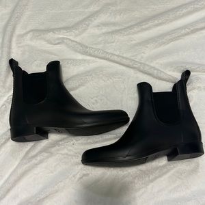 Sam Edelman Black Rain Boots